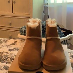UGG boots size 7 in beige